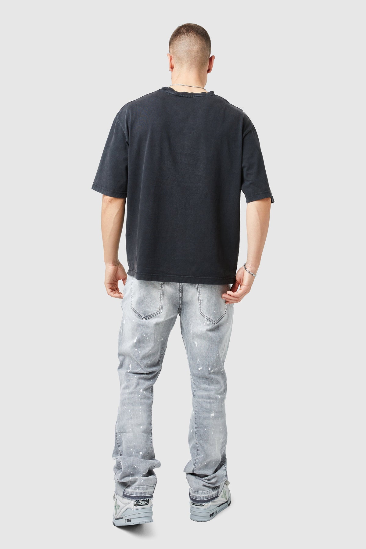 Oasis 2.0 Flare Jean - Light Grey ¨C Lorenzo